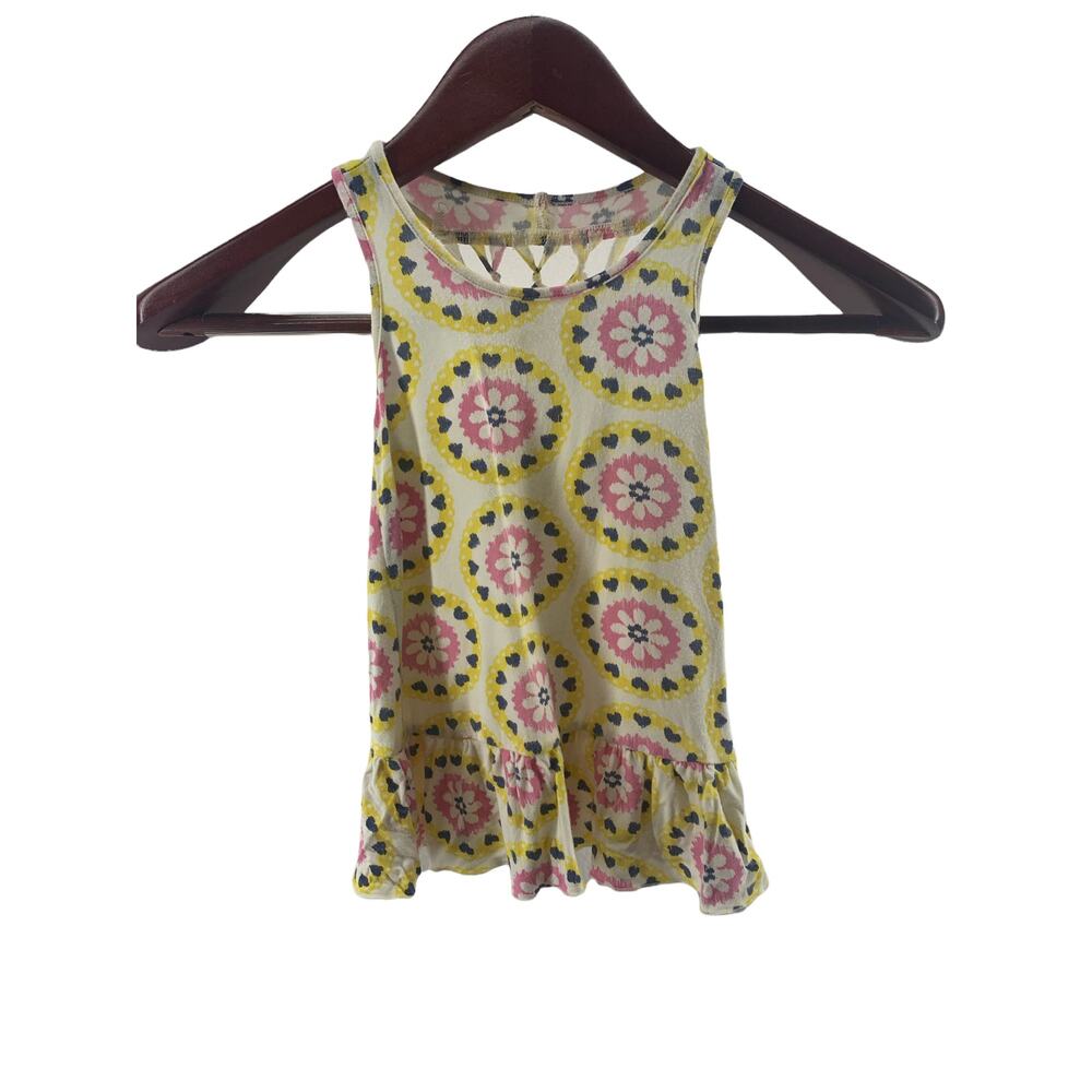 Silkberry Baby Girls' Floral Print Strappy Tank Top Size 12-18 Months